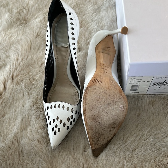 White Dior Verso 10cm Pumps size 37 - Picture 7 of 11